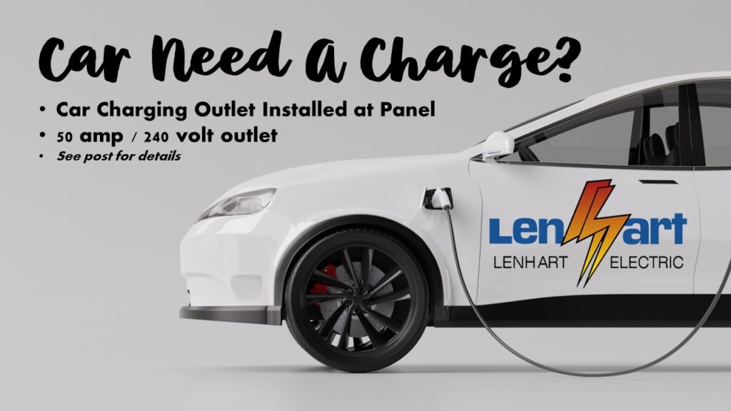 EV charging outlet