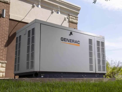 Large Generac generator in Texas||