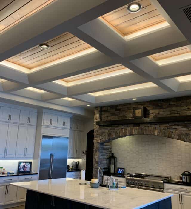 Kitchen Remodel With New Lighting